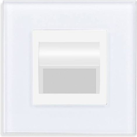 Baliza Led 1W, KOOB frontal cristal blanco, Blanco cálido (1/5)