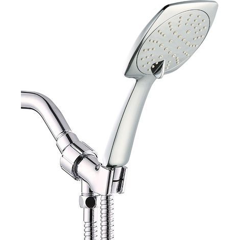 High Pressure Shower Head, 6 Modes, with 1.5m Shower Hose, Water Saving Shower Head, Secure Attachment (1/5)