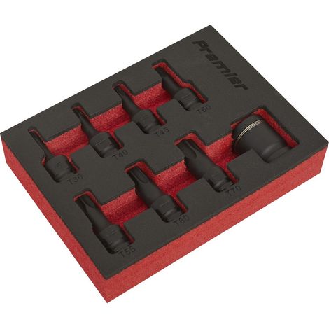 Sealey AK5621 Premier TRX-Star Impact Socket Bit Set 3/8"Sq Drive 8pc