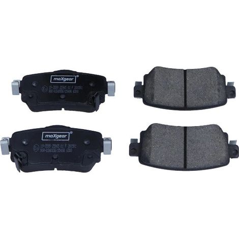 Kit de plaquettes de frein, frein à disque MAXGEAR 19-3599 NISSAN 44 06 066 33R (1/3)