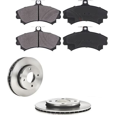 KIT FRENI ANTERIORI compatibile con MITSUBISHI COLT VI (Z3,A,AB,AC) - DISCHI + PASTIGLIE OEM: P 50 055 / 17650 /SOSTITUZIONE DIRETTA/BASSA POLVERE/SILENZIOSO (1/5)