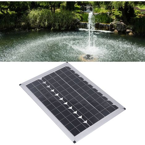 Pompe solaire submersible 20 W à faible bruit pour fontaine, 12 V (1/5)