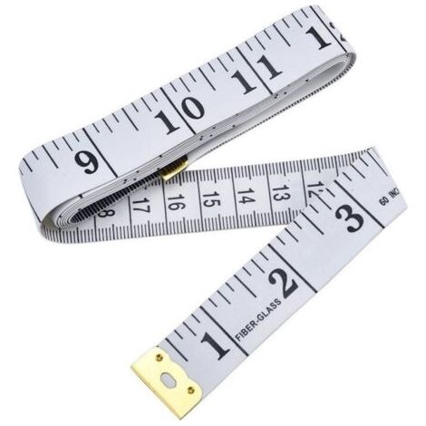 royaluxe-Mètres à Ruban pour Couturier double face, 1,5 m 60 Pouce sur Mesure Couturière Tissu Règle, La Blanc Mesure Ruban 1 Pièces (1/5)