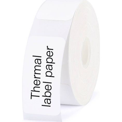 NIIMBOT A2A68601301 Rotolo di etichette 30 x 15 mm Bianco 210 pz. Etichetta universale