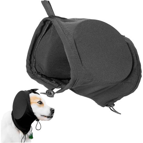 Protections auditives pour chiens - Protections auditives antibruit pour chiens - Protections auditives pour chiens - Noir - XL (1/5)