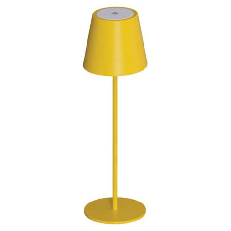 Lampe de table LED sans fil INITA jaune Kanlux IP54