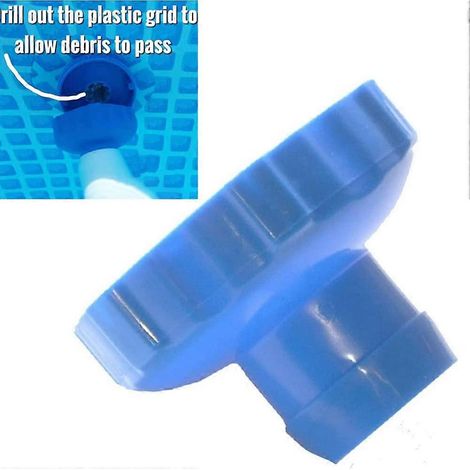 Adaptateur de tuyau pour écumoire de surface, petit adaptateur de tuyau pour écumoire de surface - Adaptateur de tuyau de rechange pour kit d'écumoire de piscine hors sol, pour Intex (1/4)