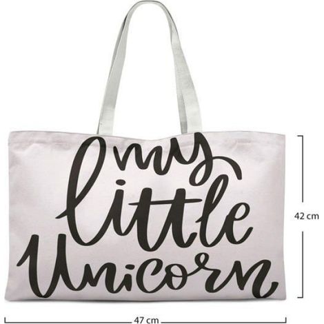 Sac Shopping - Coton - Noir - 47x42 cm - Réutilisable - 1 Pièce (1/4)