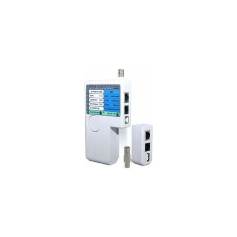 Tester per cavi di rete RJ11 RJ45 USB BNC per UTP STP LAN e localizzatore di cavi.