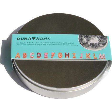 Duka Mini-Set mit 26 Buchstabenausstechern (1/4)