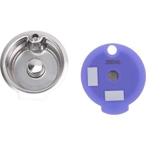 Tasse à filtre à café réutilisable, filtration efficace, antirouille, 200 ml, pour la maison et le bureau. (1/5)