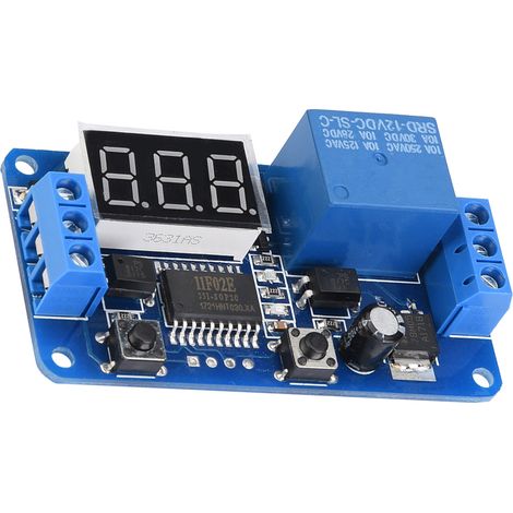 Digitales LED-Zeitrelais-SPS-Automatisierungssteuerungsmodul (12V) (1/5)