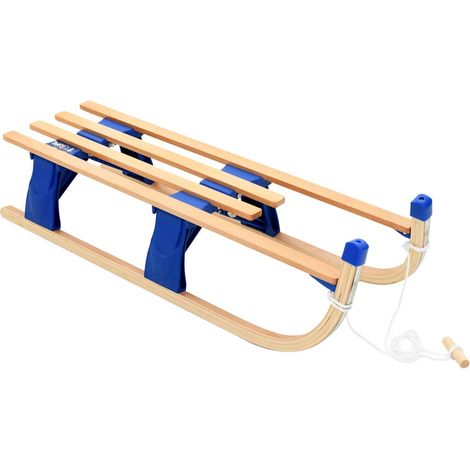 vidaXL Folding Sledge Wood 110 cm (1/5)