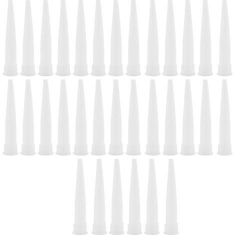 32 Pack Cartridge Tips, Nozzle for Silicone Cartridges, Silicone Nozzle Applicator for Adhesive Sealant and Cartridge Gun (1/5)