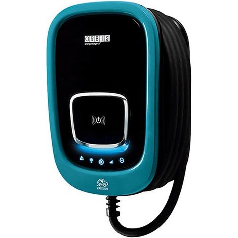 Station de charge Orbis Viaris Uni monophasée 7,4KW 32A WIFI OB94U220HA1 (1/3)