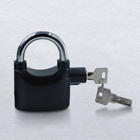 Cadenas antivol en alliage d'aluminium, antivol avec alarme pour motos, vélos et véhicules électriques