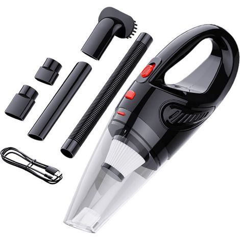 Aspirateur à main portable 120W – Aspiration 8500 PA – 30 min autonomie – 3h charge – Léger 480g – Accessoires pour nettoyage voiture et maison - 30min (1/5)