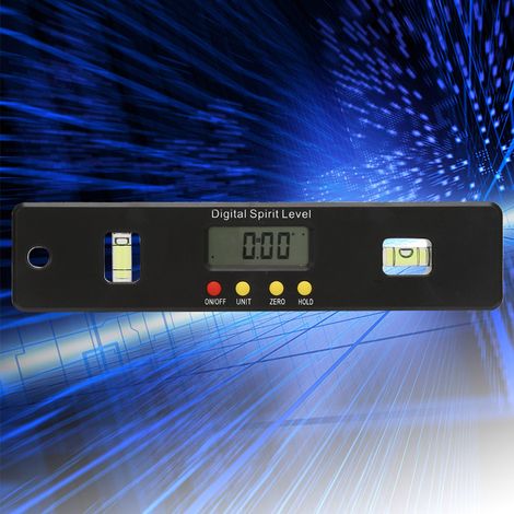 360-Grad-Mini-Digitalwinkelmesser mit Neigungsmesser und Magnetfuß (200 mm) (1/5)