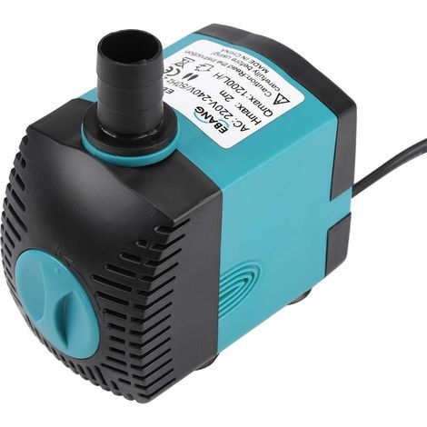 Ultra-Silence-Tauchfilter, 3–25 W, 220–240 V, Durchfluss 200–1200 l/h, Filtertiefe 0,5–2 m, für Fontaine, ohne Gift, ideal für Aquarien, Fontaines und Jets d'eau. (1/5)