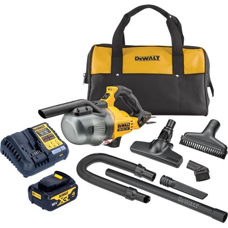 DeWalt DCV 501 LM1 aspirador de varilla sin cable 18 V 0,7 l polvo clase L + 1x batería recargable 4,0 Ah + cargador