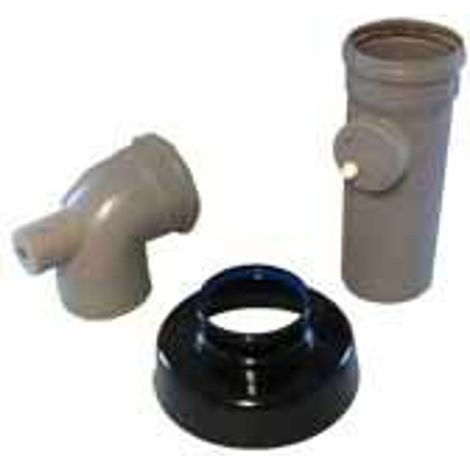 Brötje Kit de conduit d'échappement vertical.passage de toit SAS160-2B DN160 f.SGB 125/170E, 688666
