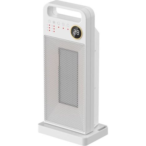 Radiateur soufflant électrique portable 2000W salle de bain avec télécommande HQ-YND-2000D blanc chauffage d'appoint