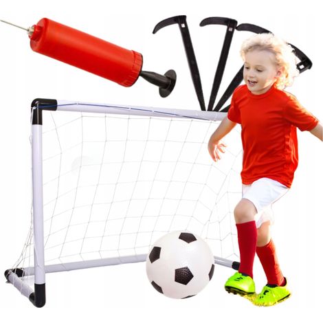 Porter铆a de f煤tbol port谩til 122x65 2 en 1 Porter铆a de f煤tbol con bal贸n de bombeo (1/5)