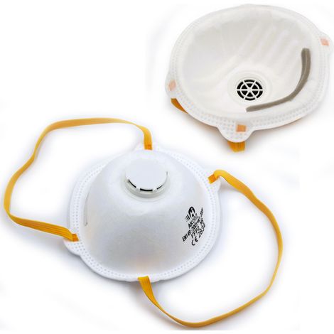 Masque de protection anti-poussière et anti-virus FFP2 avec valve