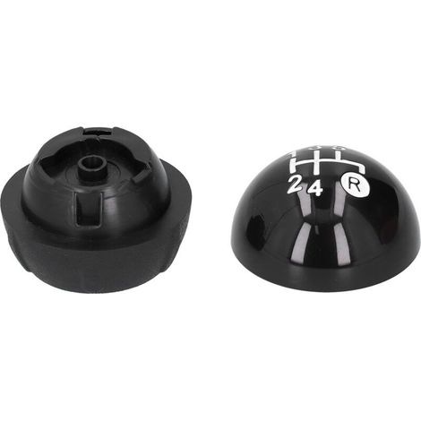 Pommeau de levier de vitesse avec couvercle décoratif pour Fiat 500 500C 2007‑2018 LHD RHD (1/4)