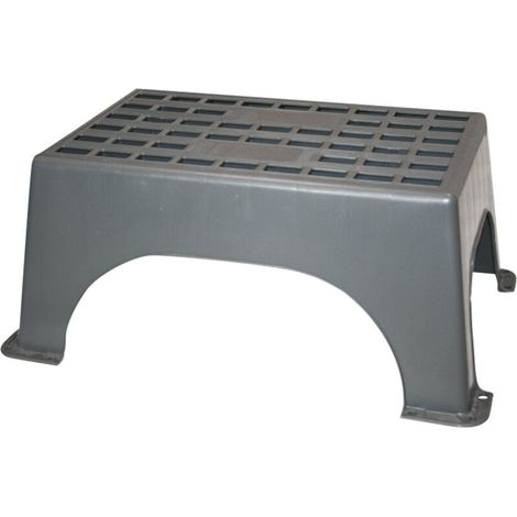 Marchepied - 1 Pièce - Plastique Renforcé - Charge Max 200 Kg - Hauteur 235 Mm - Pour Camping-Car Fourgon Caravane - 580 X 390 X 235 Mm