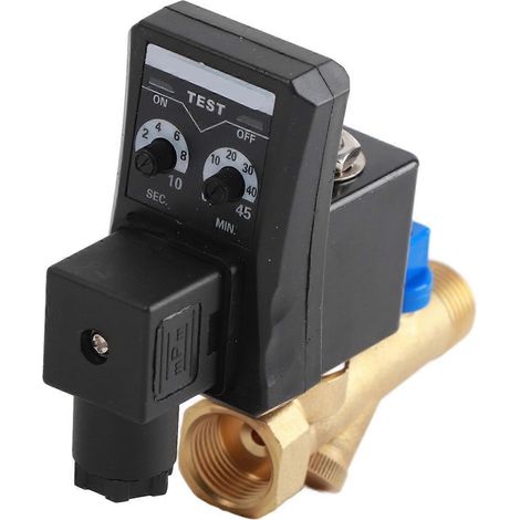 G1/2 DN15 Automatisches elektronisches Zeitablassventil für Luftkompressor-Kondensat (AC110V)
