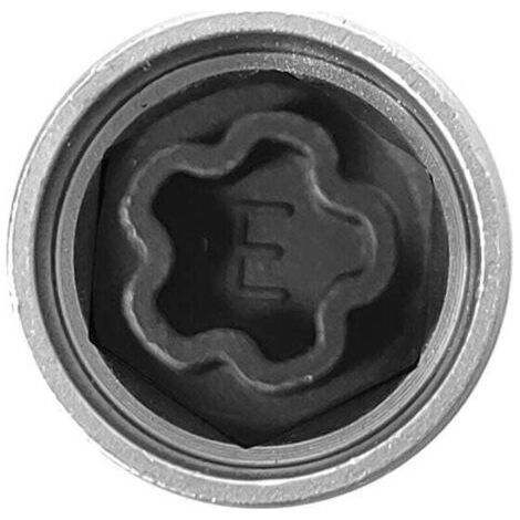 Clé à douille antivol pour écrou de roue de sécurité 805/E 17 mm pour Audi A6 A3 A4 A5 TT (1/5)