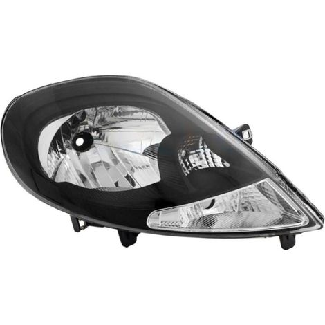 Phare avant droit H4 noir clignotant blanc Renault Trafic 2 phase 2 2006-2014