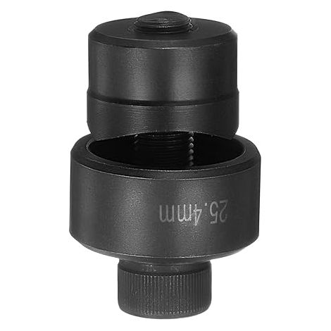 Poinçon de Tôle avec Trou de Perforation de 25,4 mm Noir (1/5)