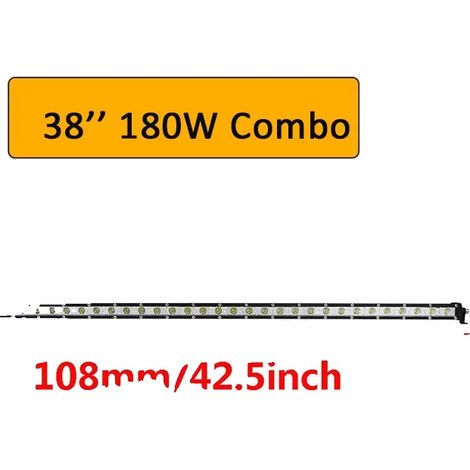 Barra de luces, diseño duradero, resistente a la intemperie, combo de 38 pulgadas (1/2)