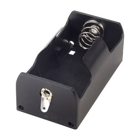 TRU COMPONENTS BH-111-1D Support de pile 1x LR20 (D) raccordement à souder X671201 (1/2)