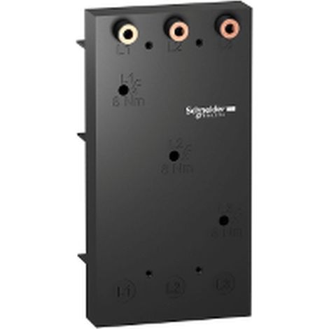 Adaptador Linergy BZ 4P, 200A, IP20, dimensiones 139x251x63 mm para barras de distribución