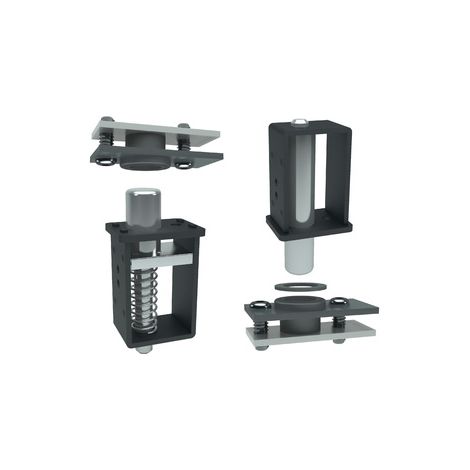 KIT LATO CARDINE E PIASTRE 913 P/CANCELLO 30X40 MM (1/2)