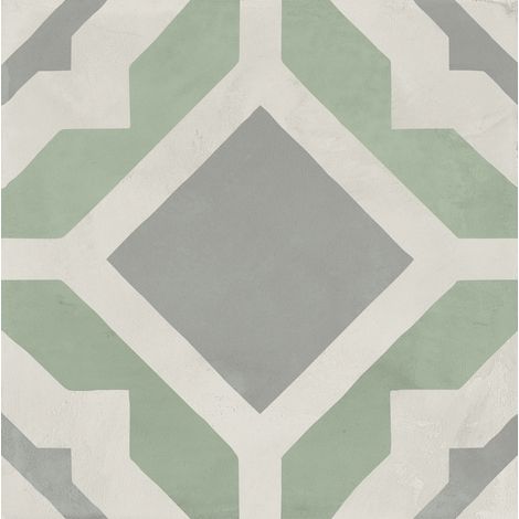 Carrelage sol / mur effet ciment vieilli  20x20 cm TERRA ART GEOMETRIA S.M  (vendu par boite de 1,20m2) (1/3)