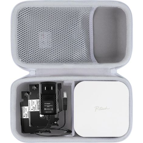 Dur Étui Housse Cas Compatible avec Brother P-Touch Cube Color PTP300BT Etiqueteuse Compacte (1/5)