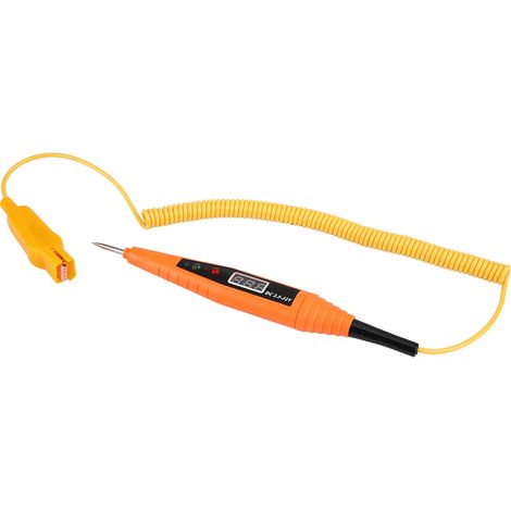 Testeur de circuit électrique numérique 2.5-32V pour voiture, sonde de diagnostic à stylet, outil de vérification de tension et continuité, testeur de puissance auto. (1/5)