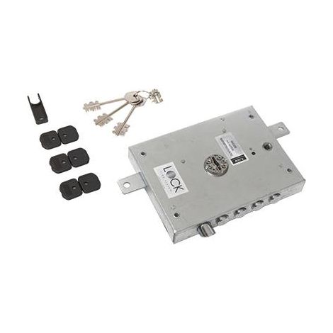 Serratura Metallo Applicare Ser 711 Dierre Atra Dm M4 Tripl+Scr Ip.Mm 28 E.Mm 73 Sx - 1 Pz