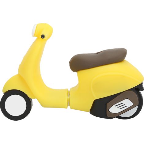 Clé USB Memory Stick 2.0, 64 Go, motif voiture électrique, jaune.