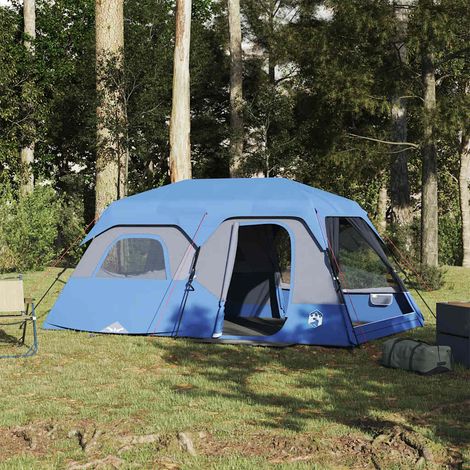 vidaXL Family Tent 9-Person Blue Quick Release Waterproof (1/5)