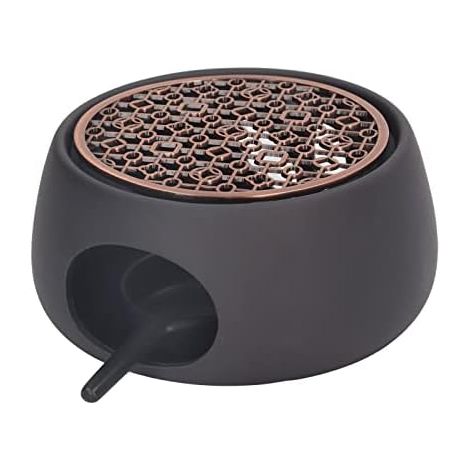 Chauffe-Bougie en céramique pour Restaurant, Chauffe-théière Efficace et Stable, Chauffe-Bougie Professionnel pour théières en Verre ou en Fonte, for Salons de thé, Restaurants et Maisons (1/5)