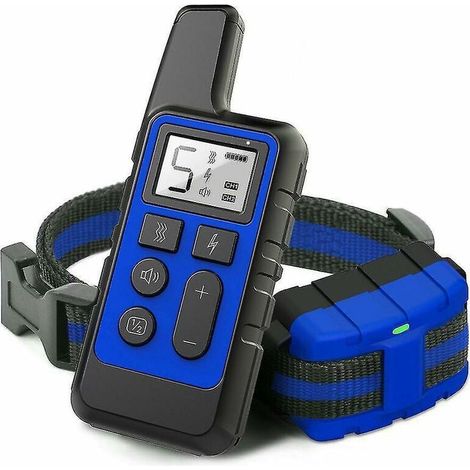 Collier Pour Chien Avec Télécommande Rechargeable Étanche - Portée 500 M - 5 Niveaux De Vibration Et Son - Pour Chiens De 2,3 À 22,7 Kg - 1 Pièce (1/2)