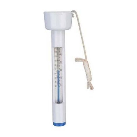 Thermome'tre de piscine flottant Domus pour piscines en ABS pour mesurer la tempe'rature de l'eau de -20 a' +50oC avec corde