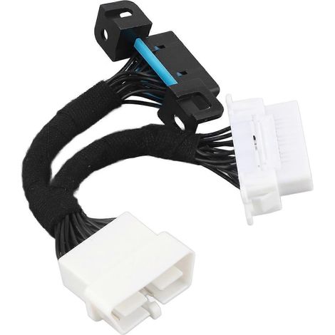 16-poliges OBD2-Verlängerungskabel (Stecker auf Buchse), OBD-Adapter, 0,5 m / 1,64 ft, ABS, 12–24 V