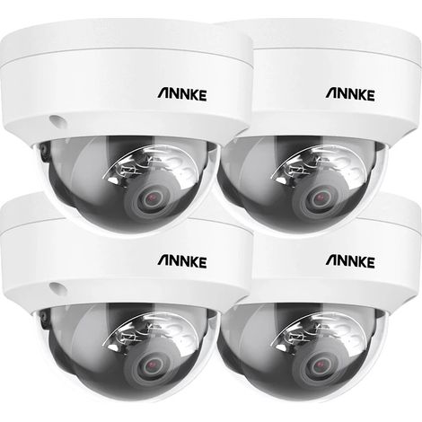 Caméra de sécurité IP, résolution 8MP, détection de mouvement, 4Pcs caméra-a (1/2)