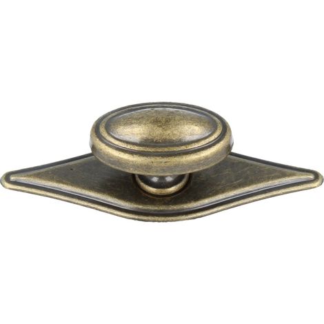 Möbelknopf Möbelgriff Schrankgriff Schubladenknopf Antik Messing Optik Höhe 24mm